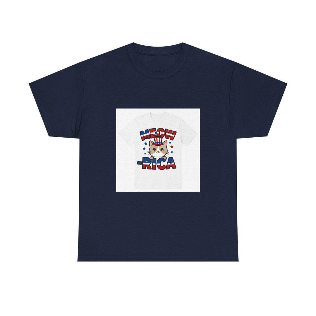 Meow-rica - Patriotic Cat Mom Shirt