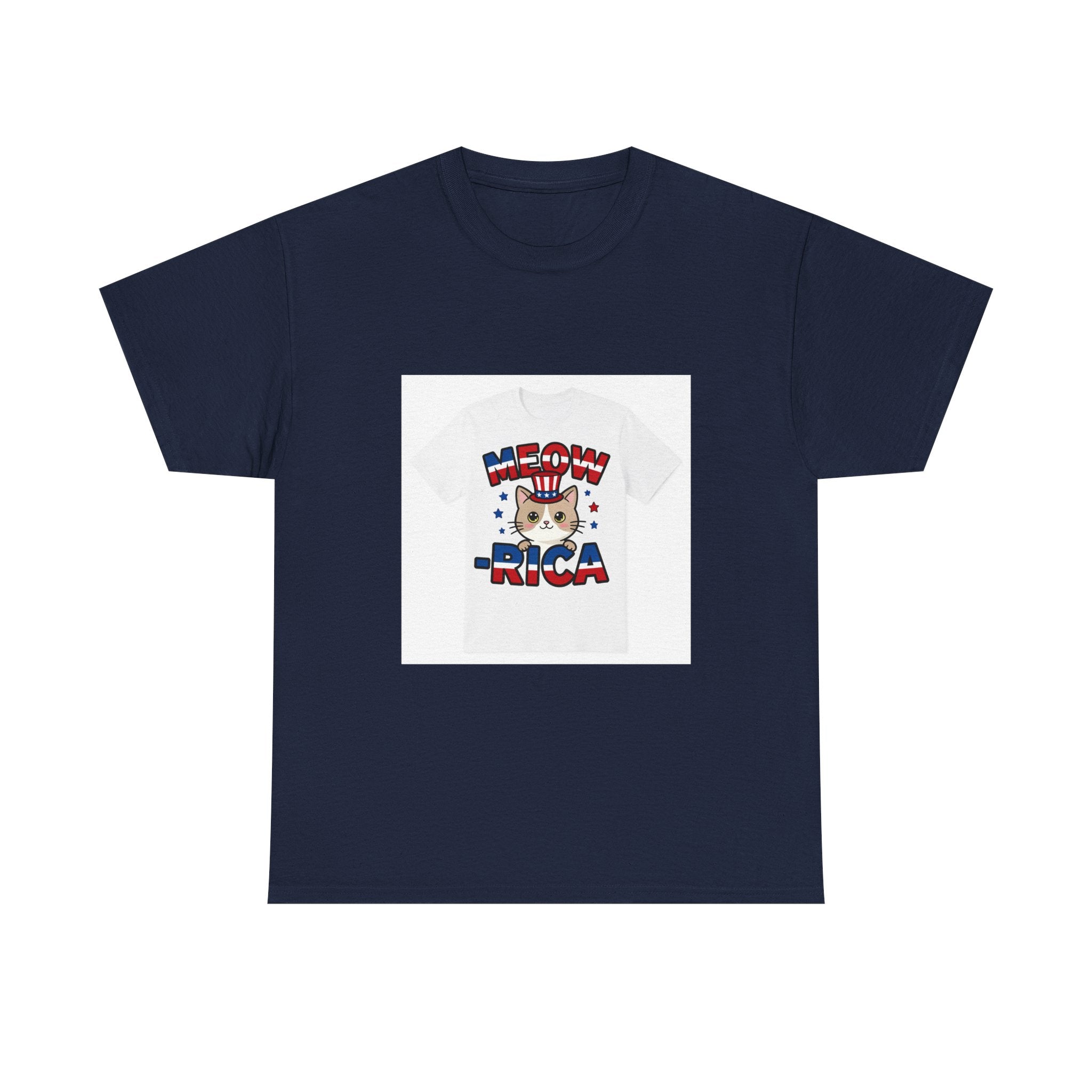 Meow-rica - Patriotic Cat Mom Shirt
