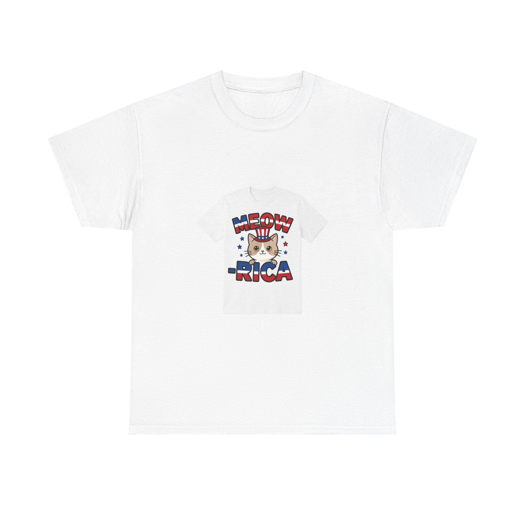Meow-rica - Patriotic Cat Mom Shirt