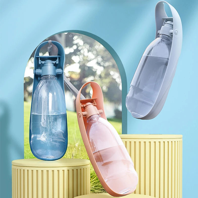 Portable Dog Water Bottle For Small Large Dogs Foldable Lightweight Drinking Bowl Outdoor Travel Walking Running Puppy Supplies